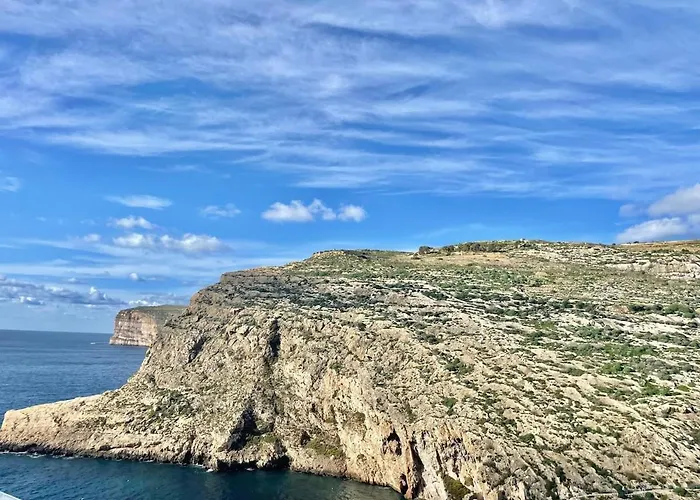 Gozo Xlendi Coastal Apartment With Stunning Sea View, Free Private Parking, Ac & Wifi